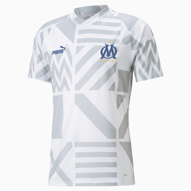 Camiseta pre-partido OM Hombre 2022/23 Blanca